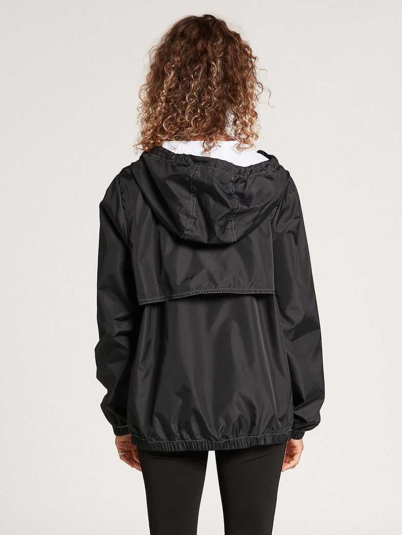 Wind It Up Windbreaker Jacket - Black (B1542103_BLK) [B]