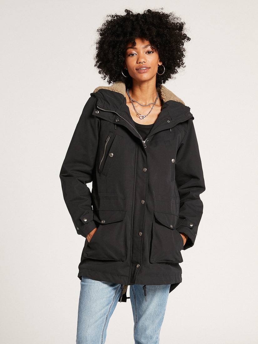 Walk on by 5K Parka Jacket - Black (B1732110_BLK) [F]