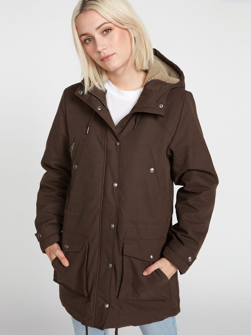 Walk On By 5K Parka - Espresso (B1732110_ESP) [F]