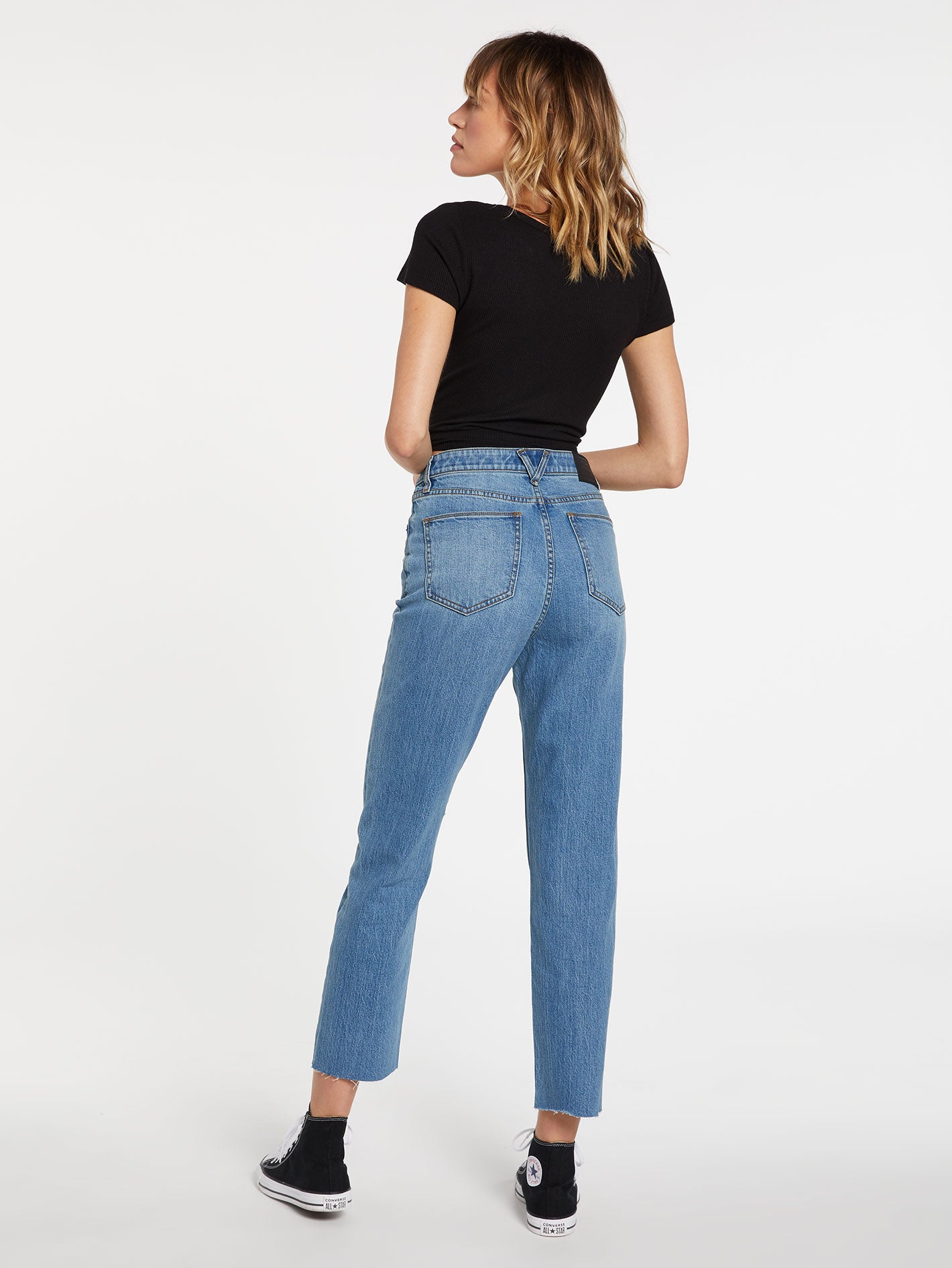 Stoned Straight Jeans - Ash Blue