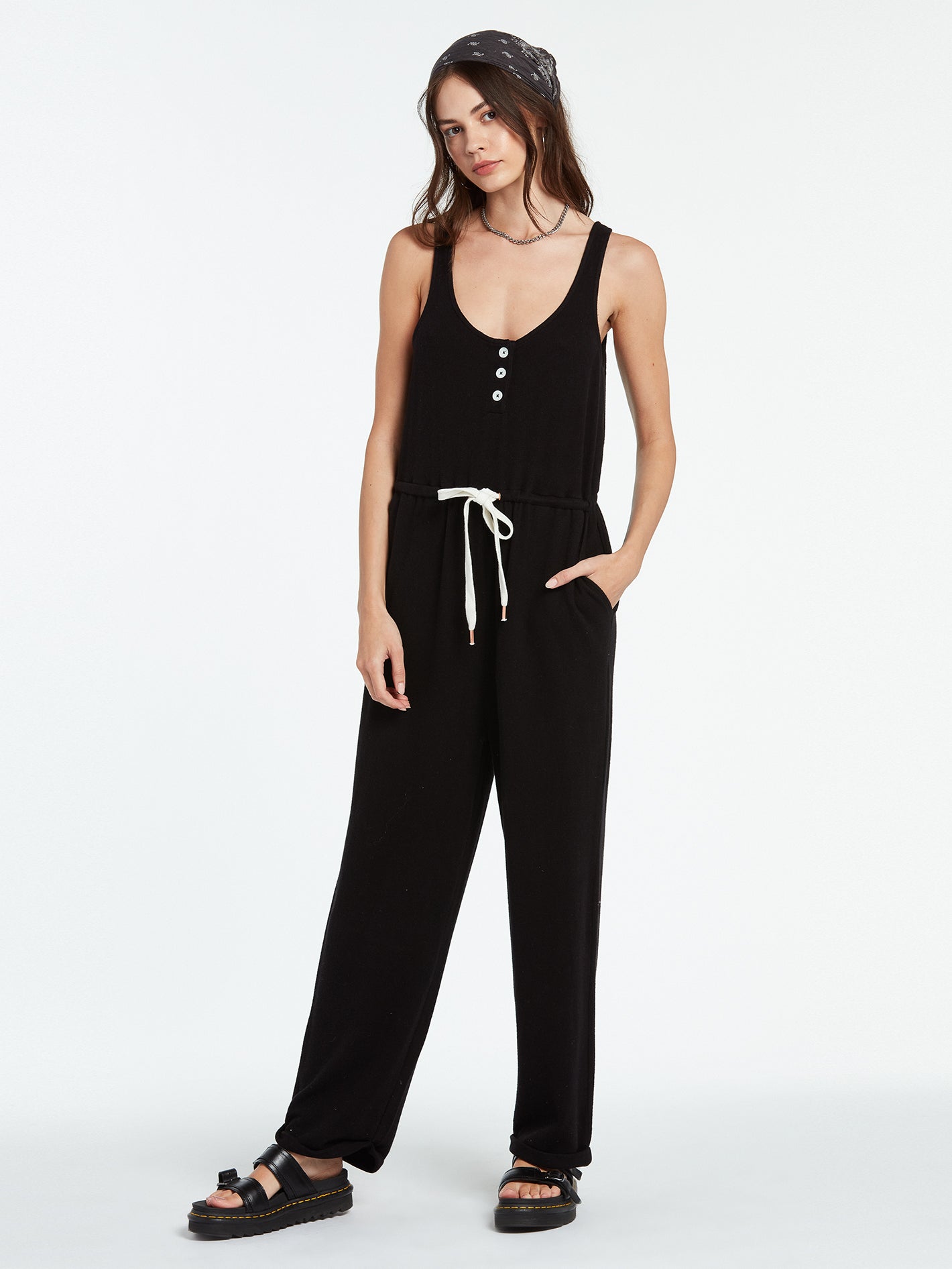 Lived Lounge Romper - Black