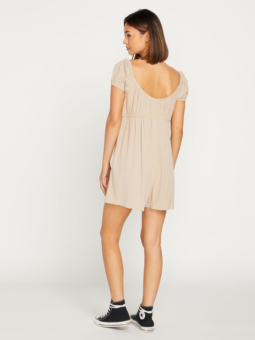 Moonblast Romper - Taupe (B2812300_TAU) [B]