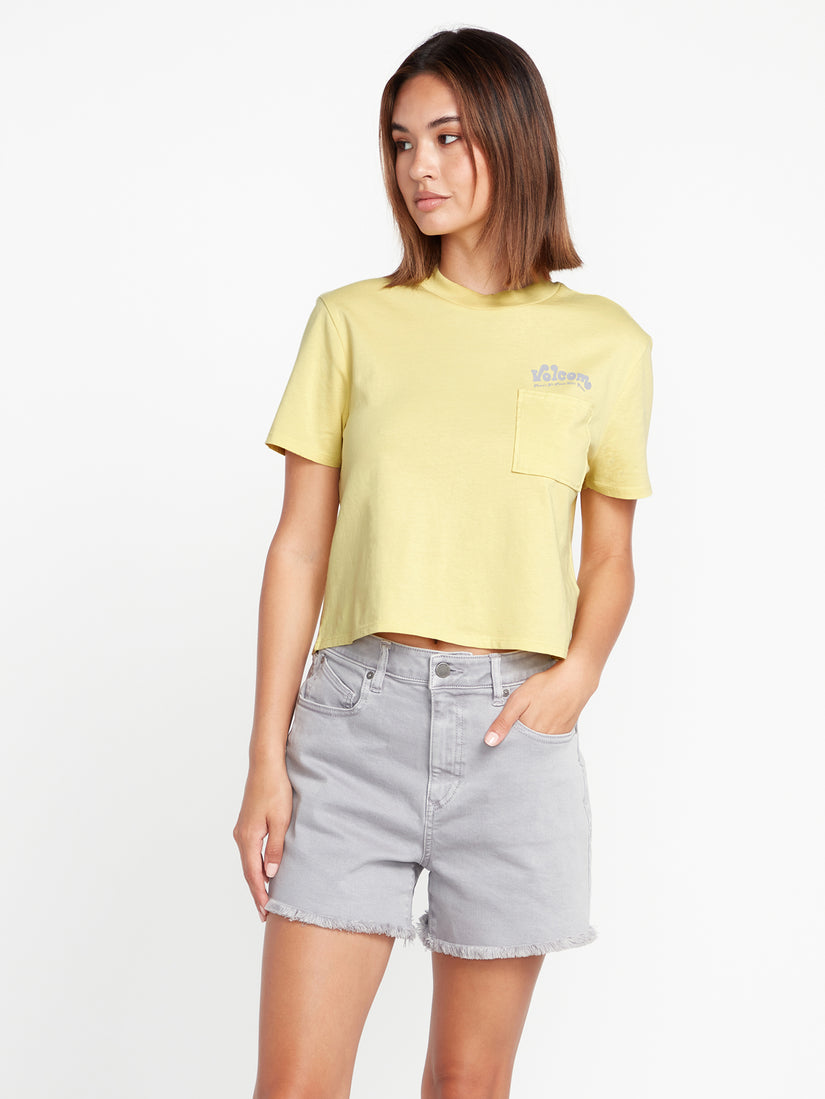 Pocket Dial Short Sleeve Tee - Citron (B3522301_CTR) [F]