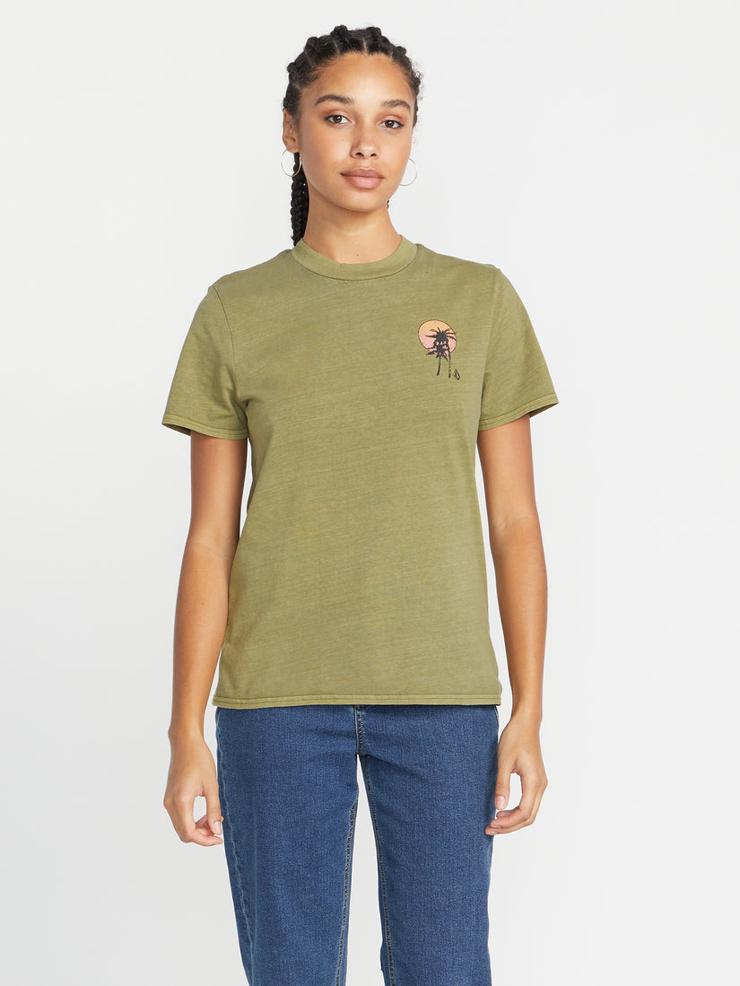 Lock It Up Short Sleeve Tee - Moss (B3532300_MOS) [F]