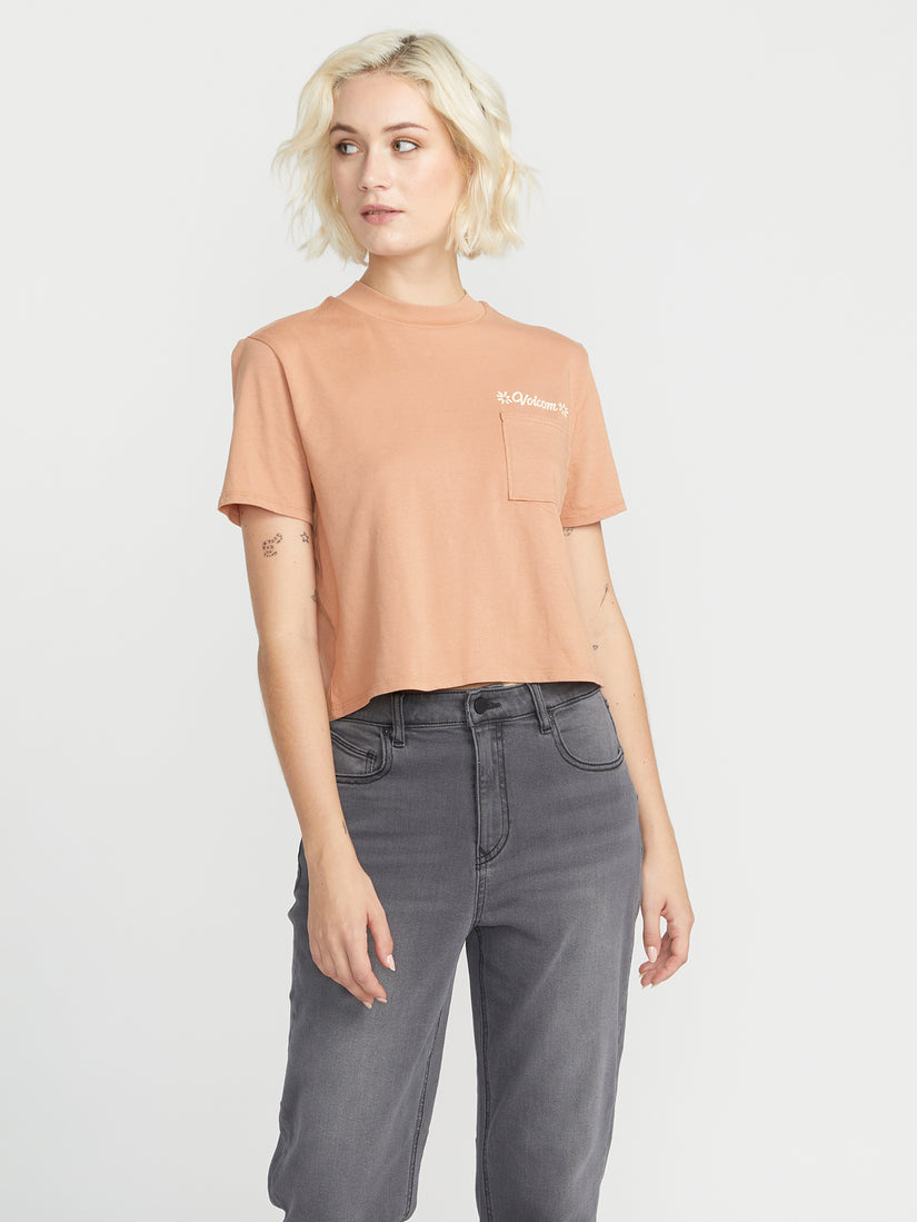 POCKET DIAL TEE - CLAY (B3532301_CLY) [F]