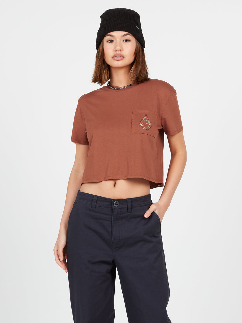 Pocket Dial Short Sleeve Tee - Dark Clay (B3542201_DCL) [1]