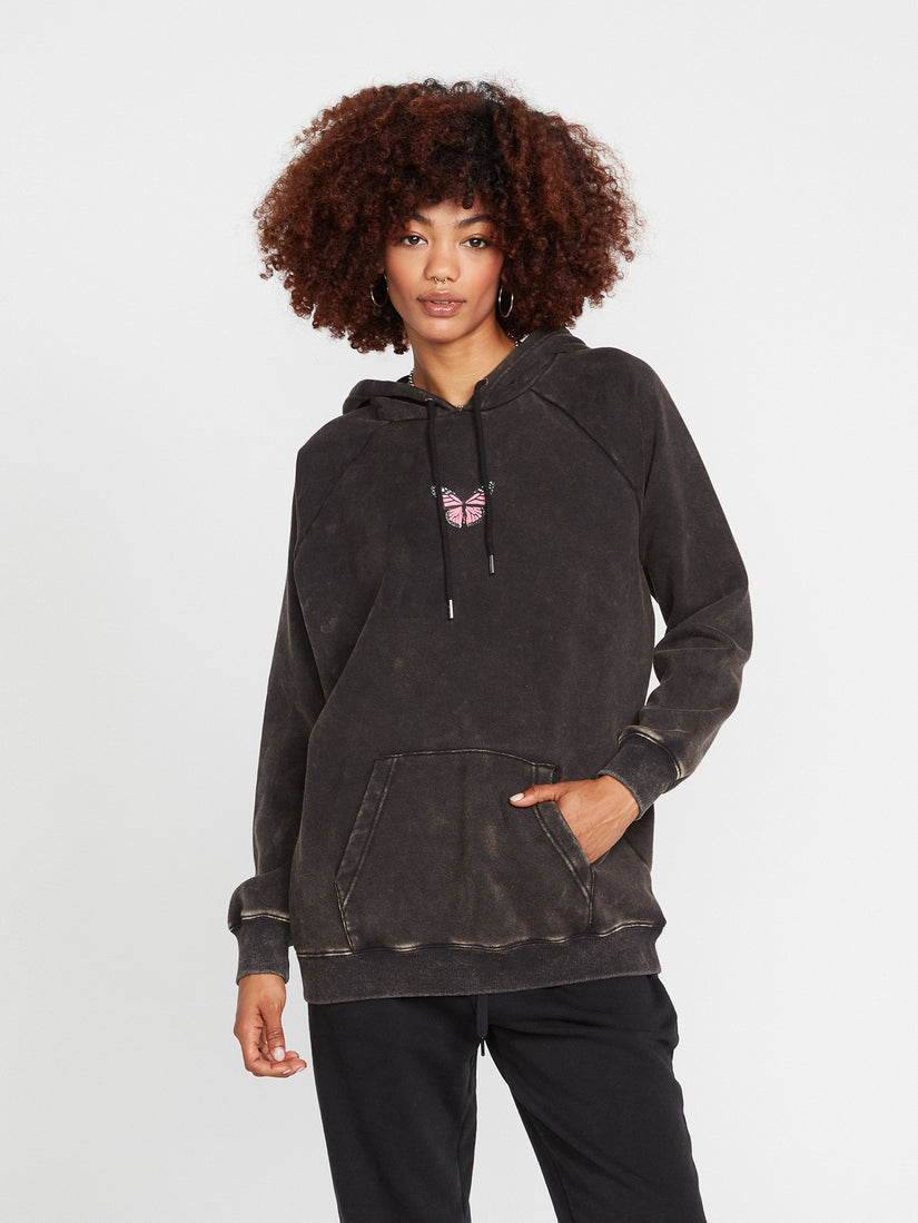 Truly Stoked Boyfriend Hoodie - Black (B4132201_BLK) [F]