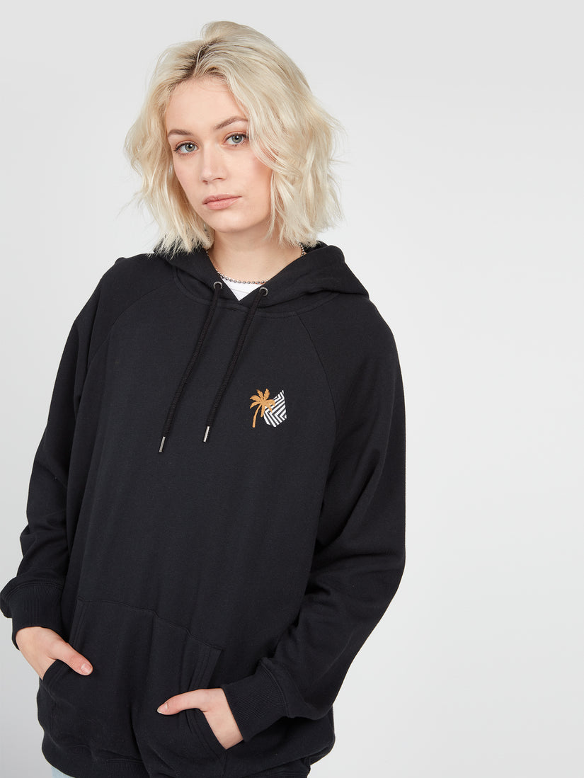 Truly Stoked Boyfriend Hoodie - Black (B4142201_BLK) [F]