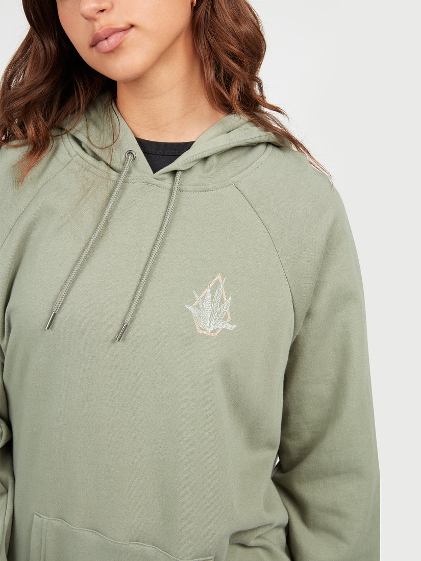 Truly Stoked Boyfriend Hoodie - Light Army (B4142201_LAR) [1]