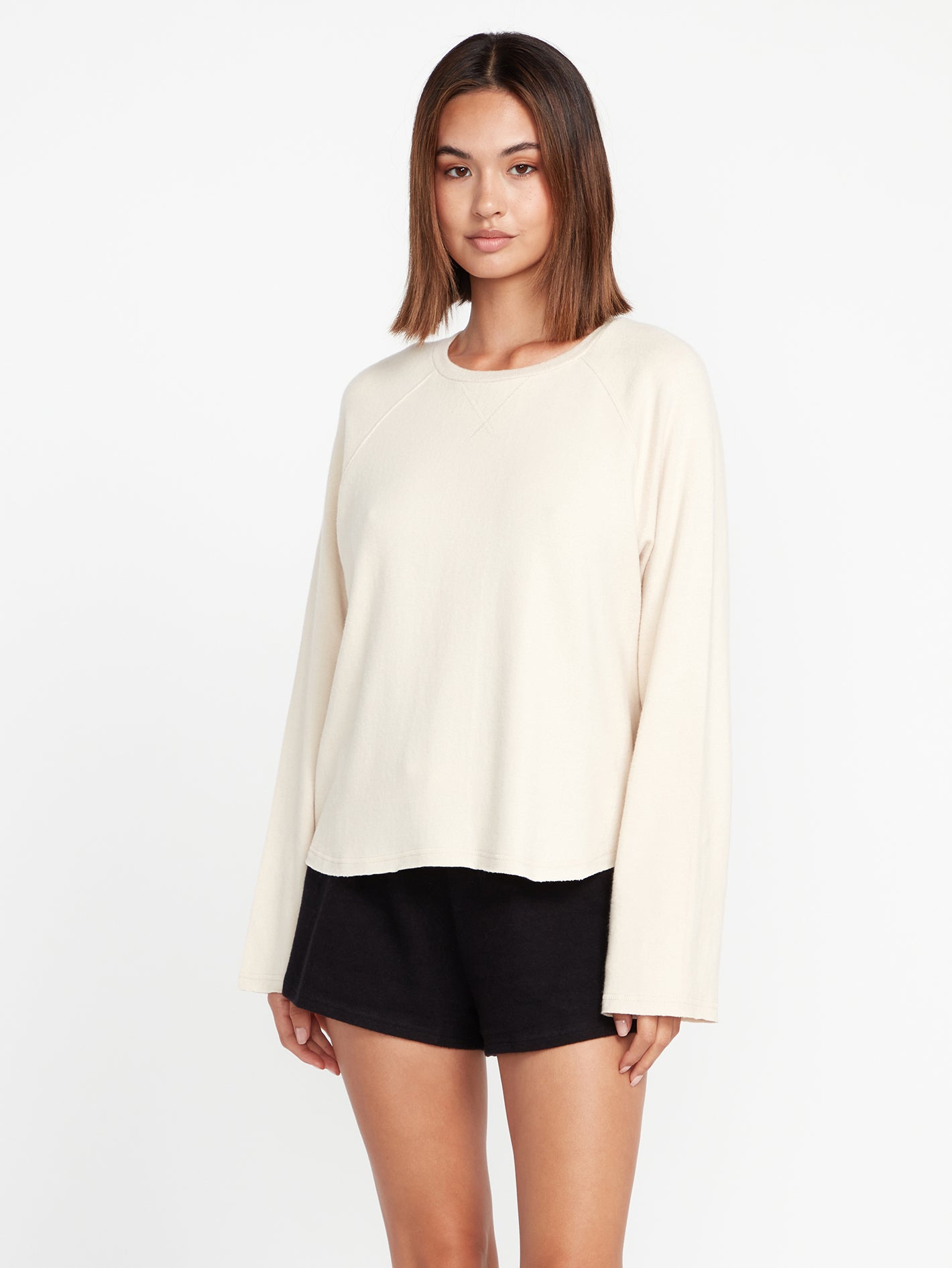 Lived Lounge Retro Crew Sweatshirt - Cream