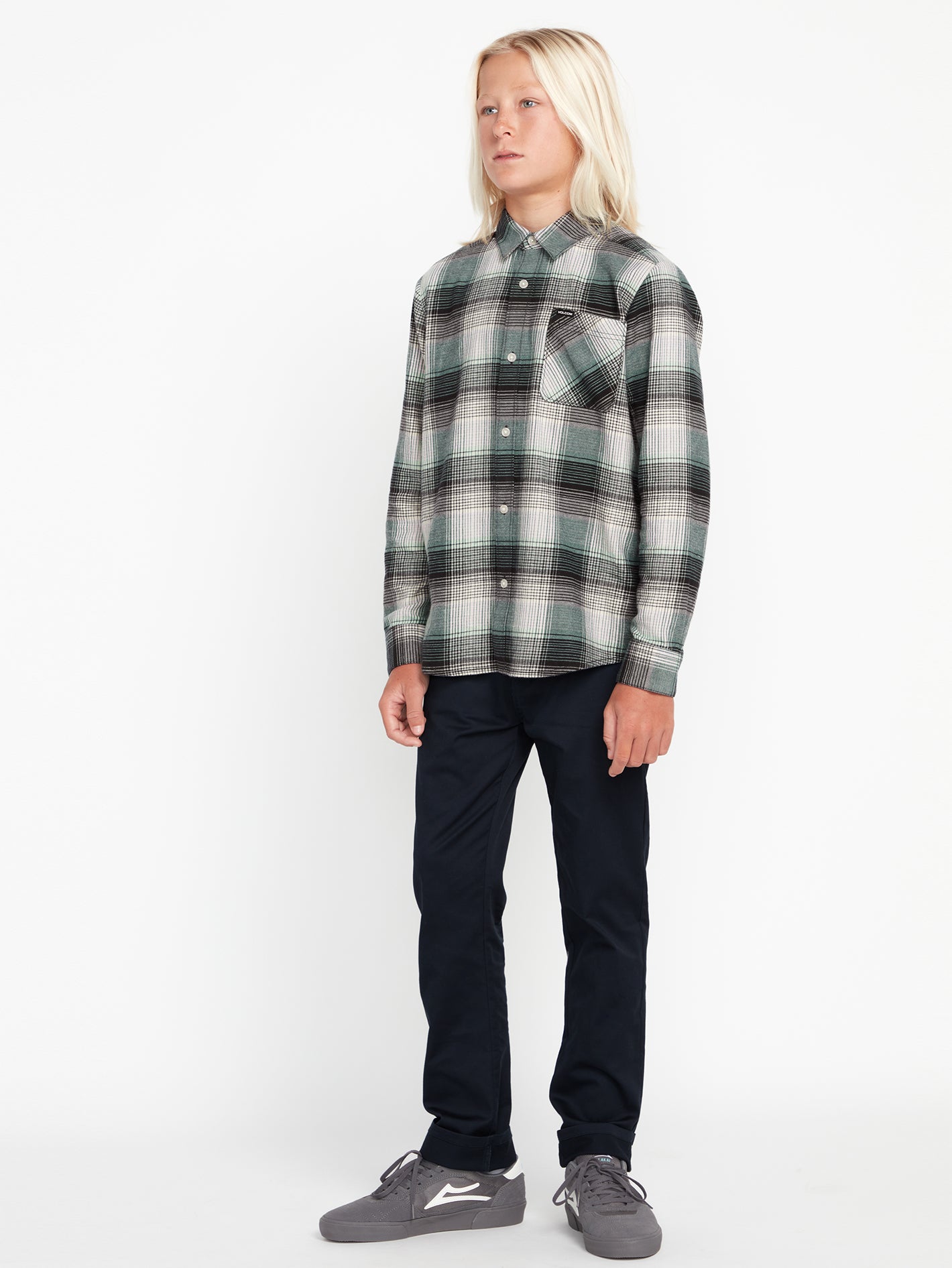 Big Boys Glenstone Long Sleeve Shirt - Navy