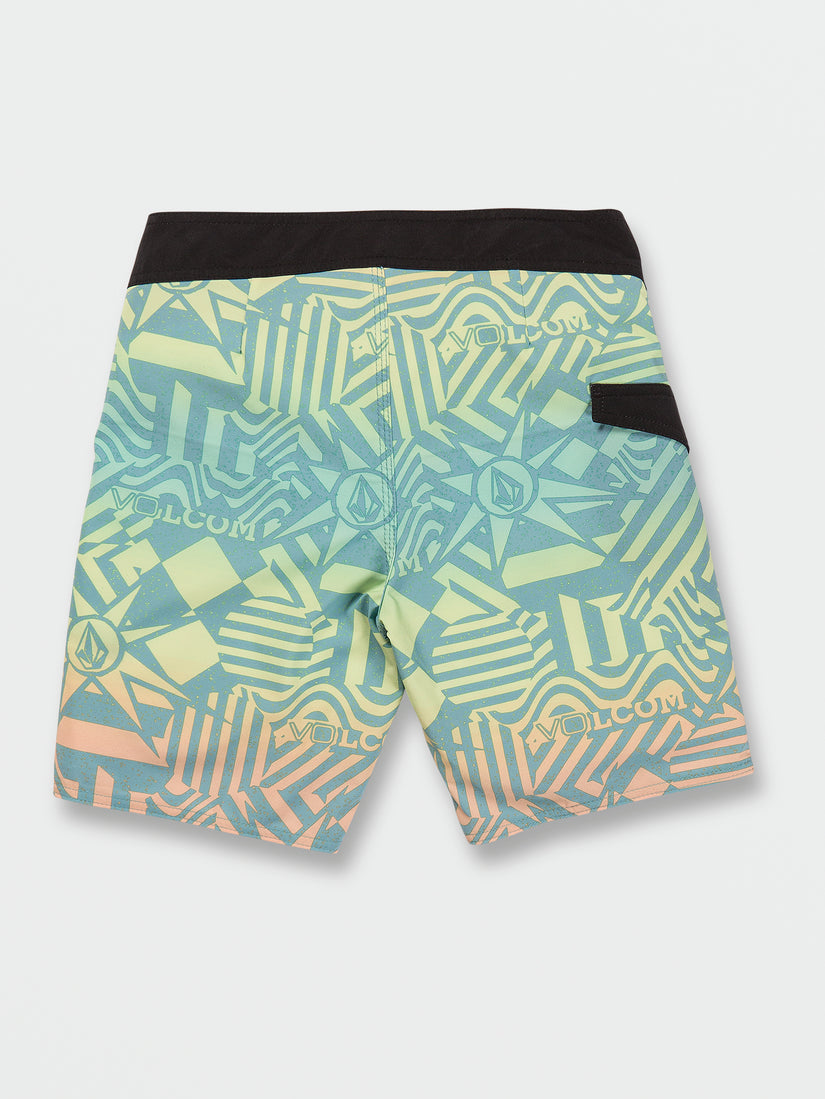 Big Boys Mod Ringer Trunks - Shadow Lime (C0812334_SHL) [B]