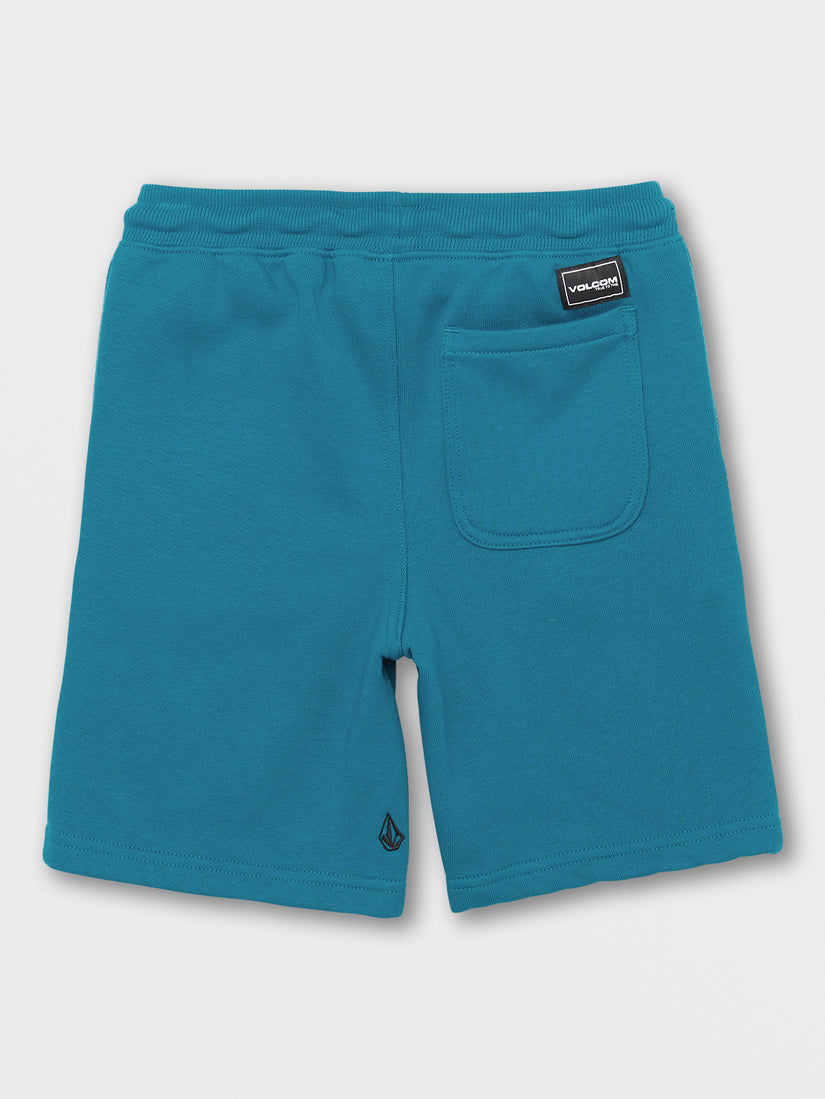 Big Boys Strike Hood Fleece Shorts - Ocean Teal (C1022300_OCT) [B]