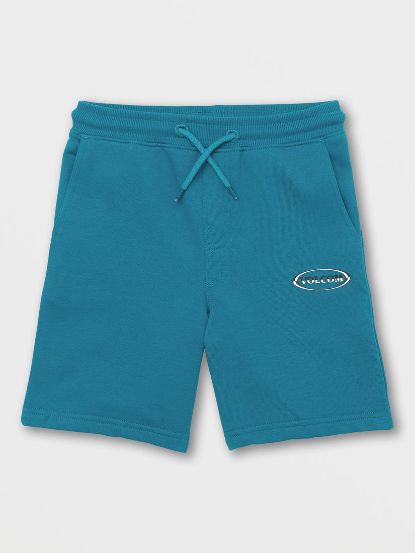 Big Boys Strike Hood Fleece Shorts - Ocean Teal (C1022300_OCT) [F]