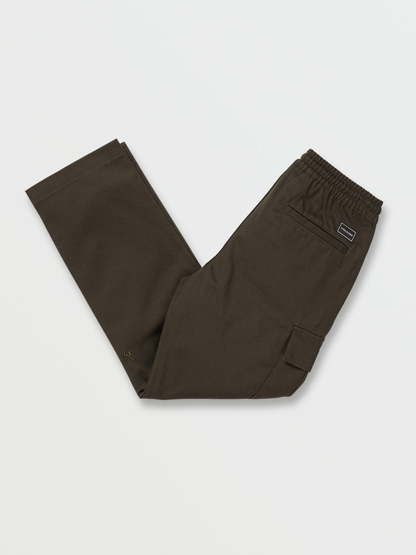 Big Boys March Cargo Pants - Rinsed Black (C1232130_RIB) [B]