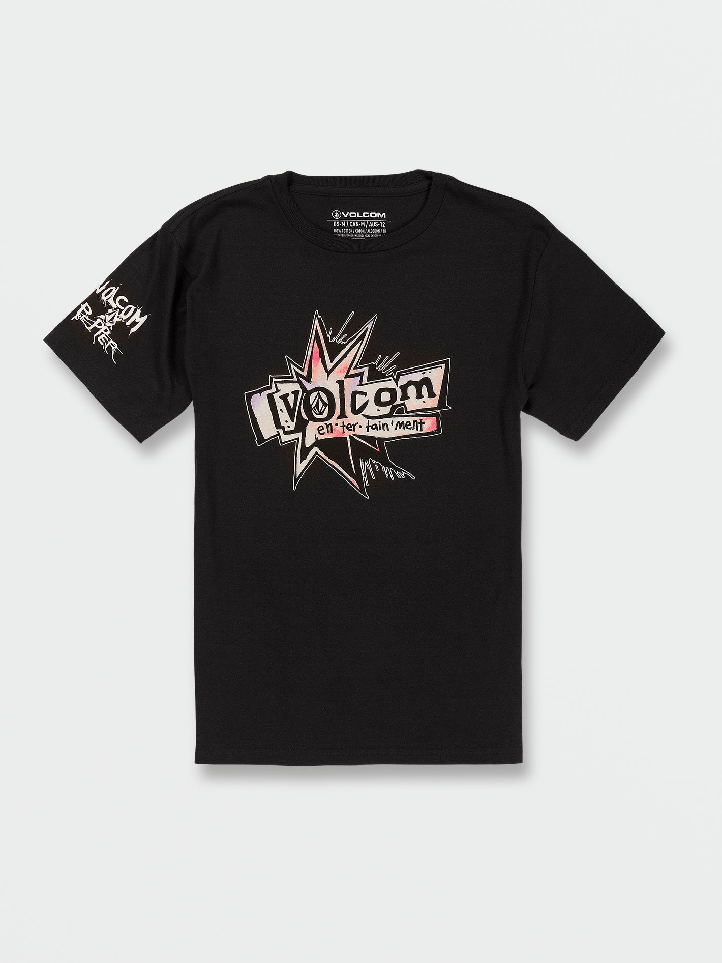 Big Boys Volcom Entertainment Skullconuts Short Sleeve Tee - Black