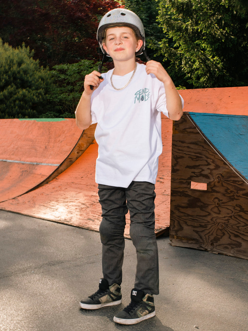 Big Boys Maddee Short Sleeve Tee - White