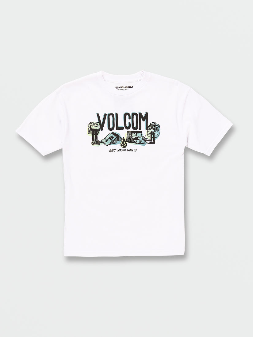 Big Boys Sieben Wuz Here Short Sleeve Tee - White (C3532235_WHT) [F]