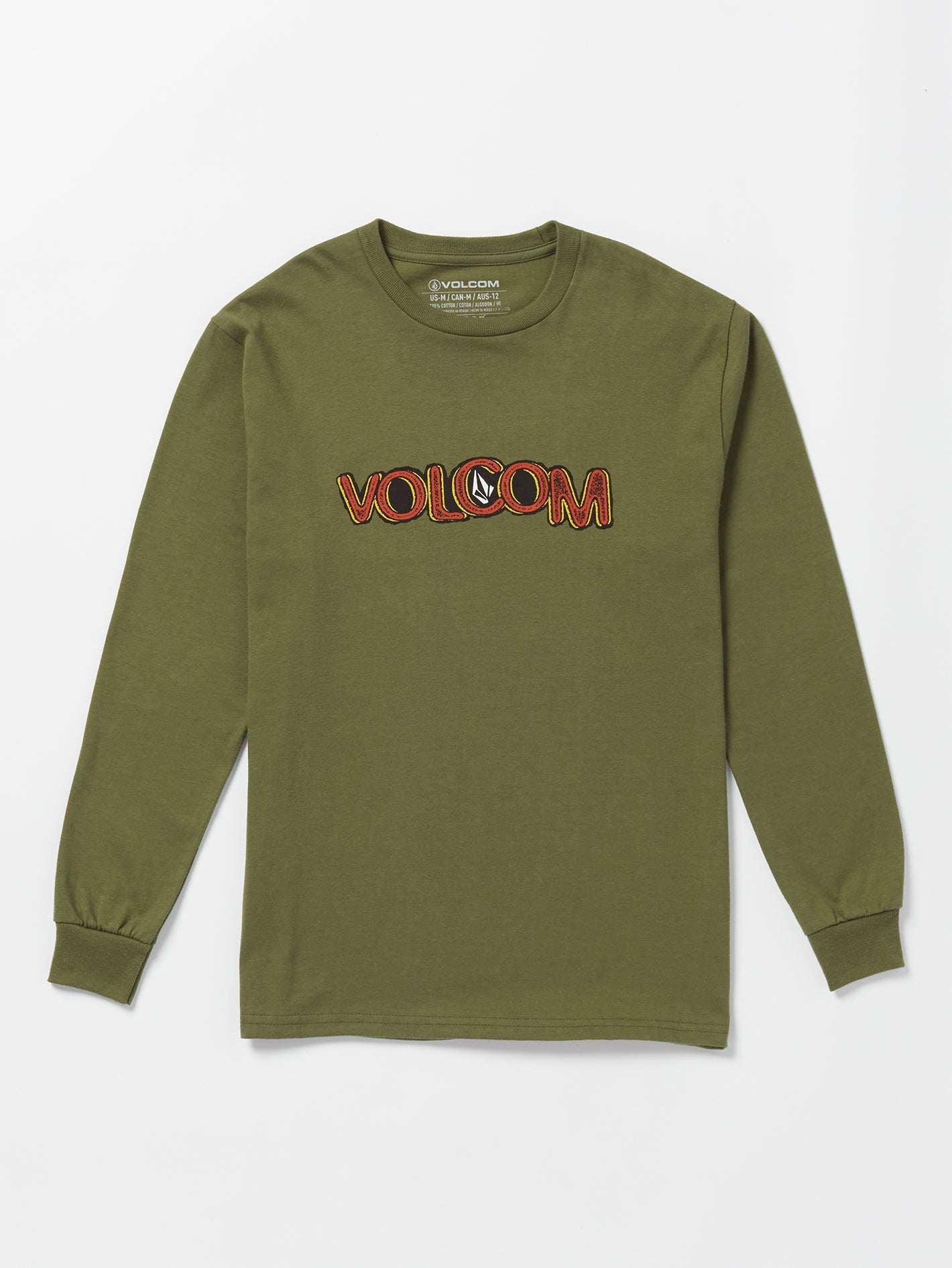 Big Boys Squable Long Sleeve Tee - Military