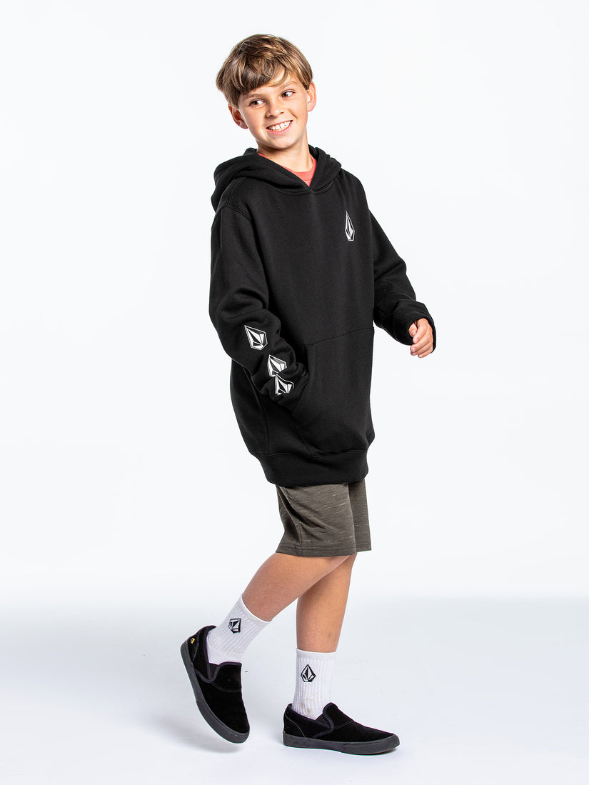 Big Boys Iconic Stone Hoodie - Black (C4132103_BLK) [5]