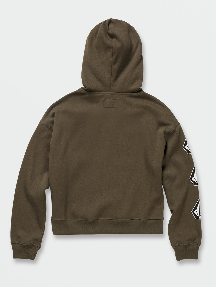 Big Boys Iconic Stone Pullover Hoodie - Military (C4132200_MIL) [B]