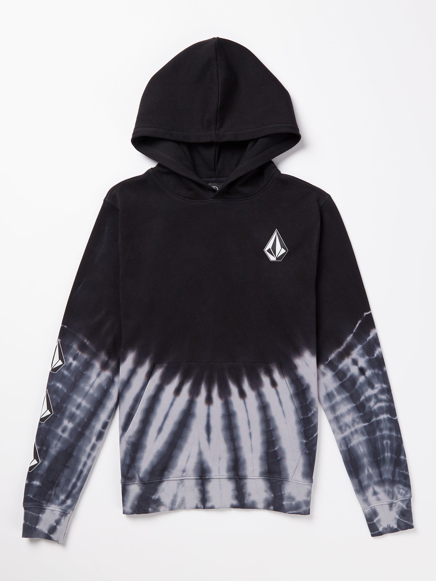 Big Boys Volcom Dyed Hoodie Black