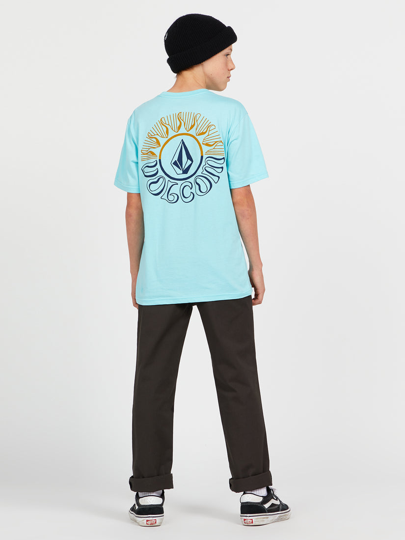 Big Boys Glassoff Short Sleeve Tee - Chlorine (C5042202_CHL) [B]