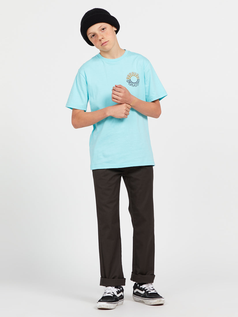 Big Boys Glassoff Short Sleeve Tee - Chlorine (C5042202_CHL) [F]