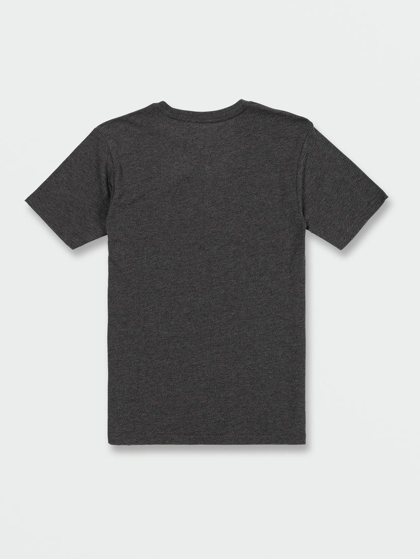 Little Boys Blister Short Sleeve Tee - Dark Black Heather (C5722301_DBH) [B]