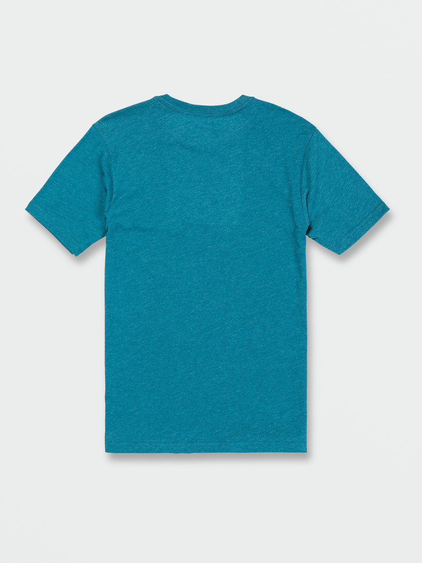 Little Boys Blister Short Sleeve Tee - Ocean Teal Heather (C5722301_OTH) [B]