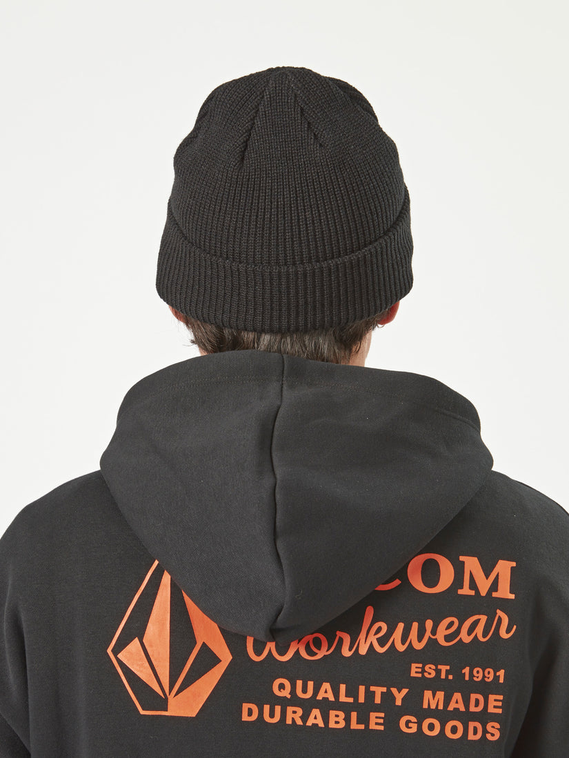 Volcom Workwear Beanie - Black (D5802200_BLK) [B]