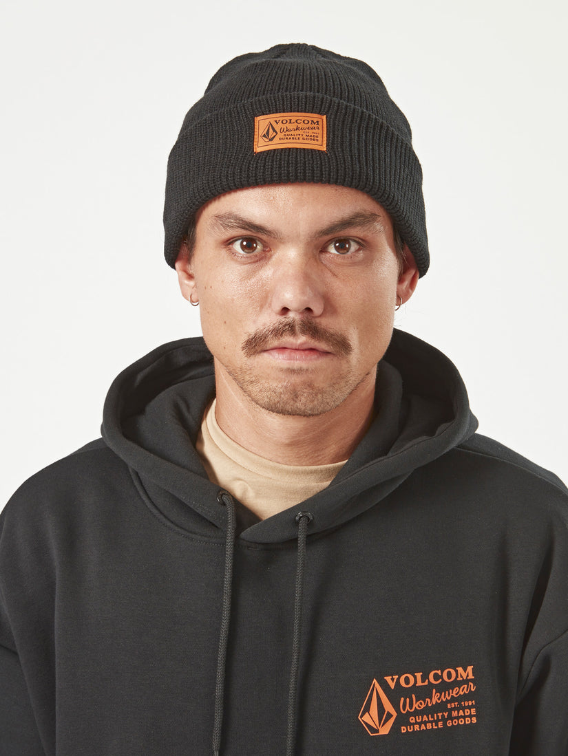 Volcom Workwear Beanie - Black (D5802200_BLK) [F]