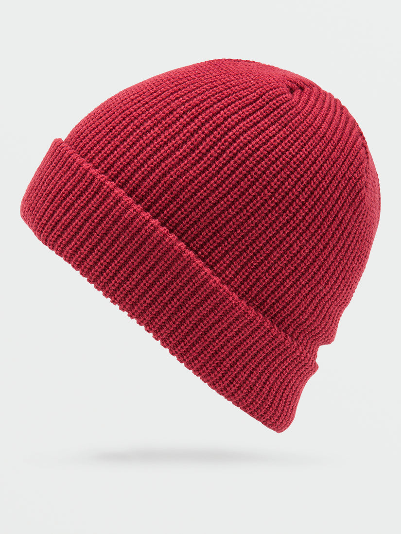 Full Stone Beanie - Deep Red (D5832202_DRE) [B]