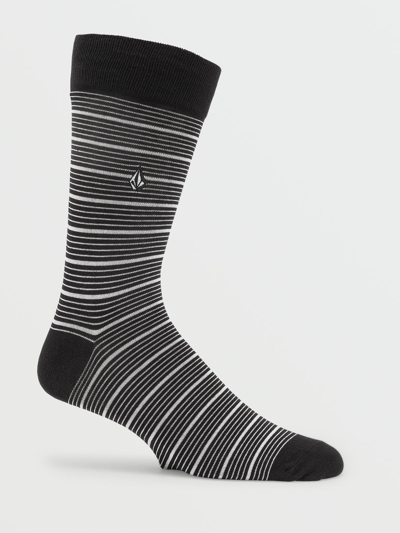 True Socks - Black White (D6332202_BWH) [B]