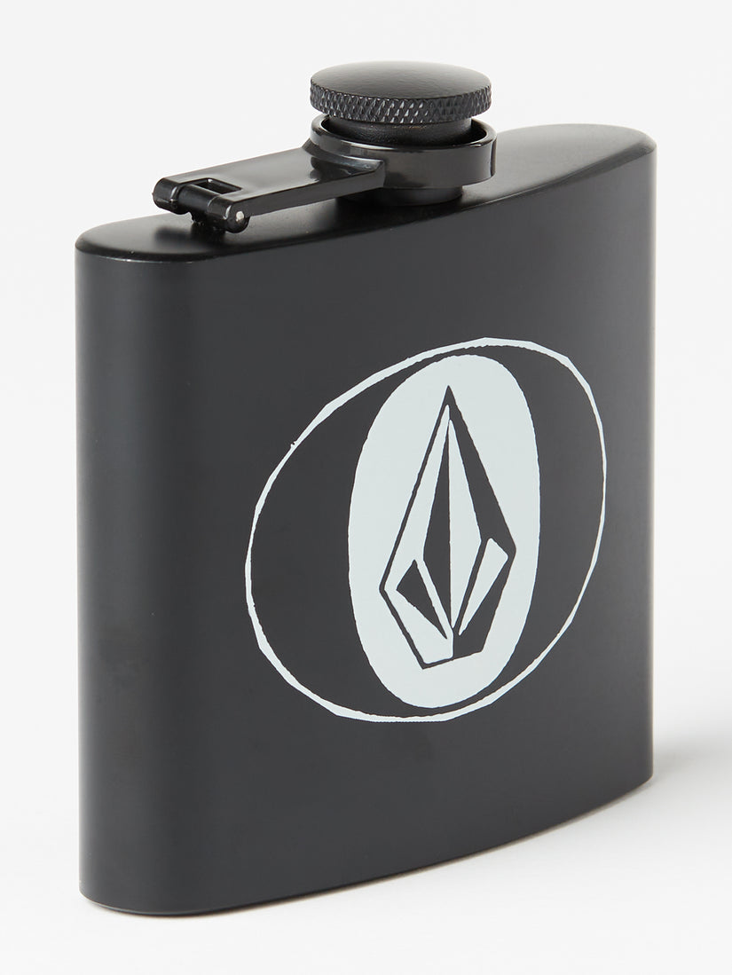 5oz Stainless Steel Volcom Flask - Black