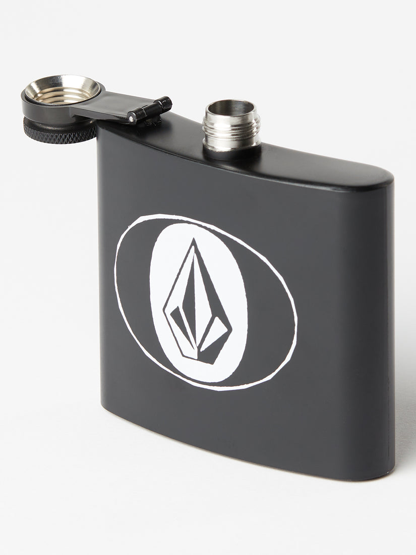 5oz Stainless Steel Volcom Flask - Black