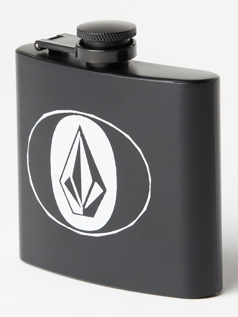 5oz Stainless Steel Volcom Flask - Black