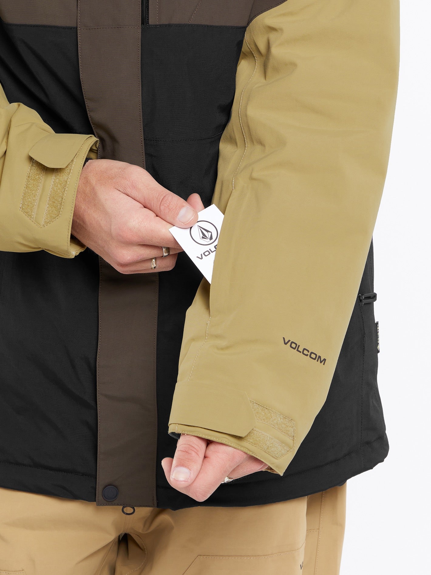 Mens L Insulated Gore-Tex Jacket - Brown – Volcom Canada