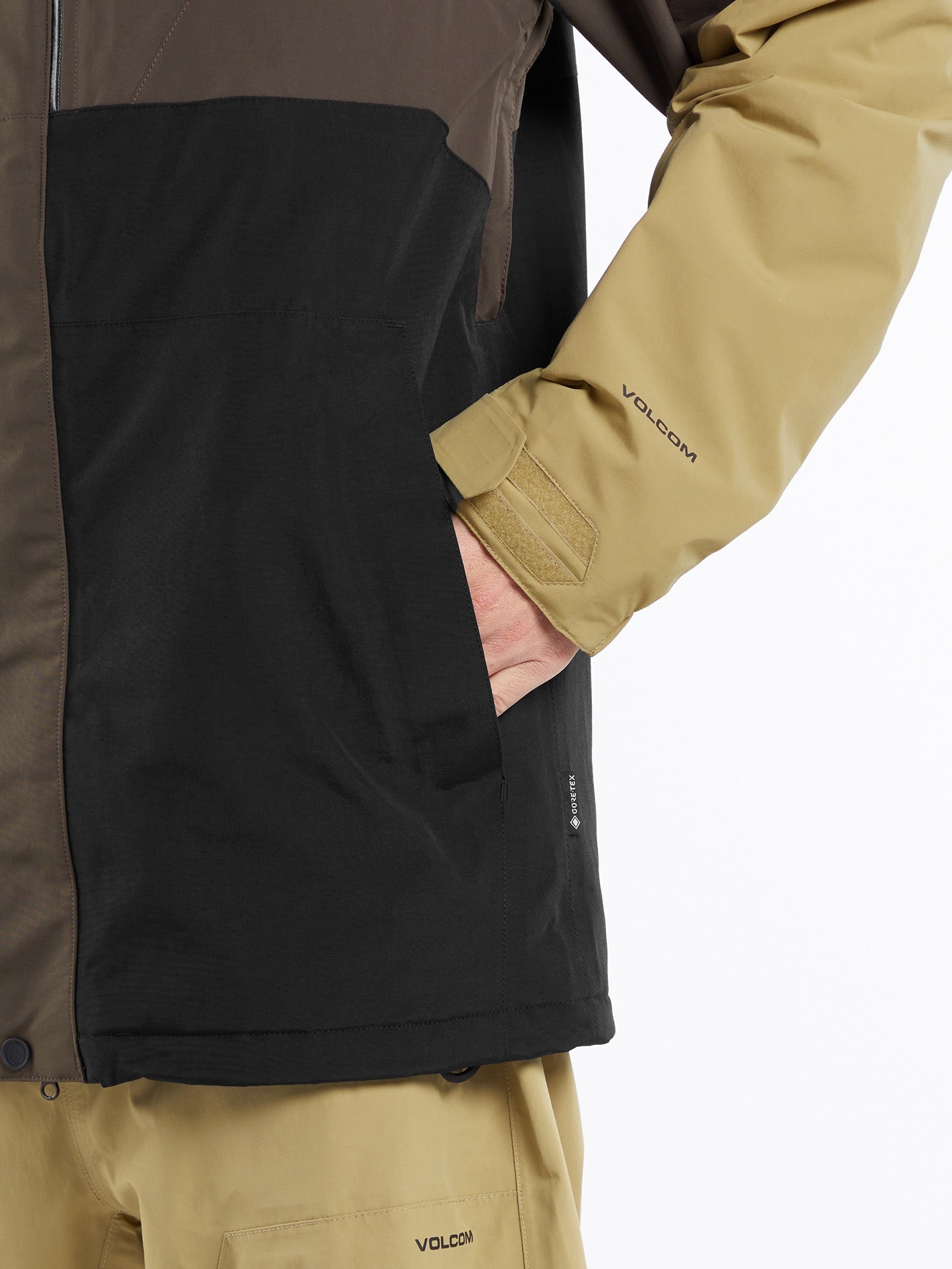 Mens L Insulated Gore-Tex Jacket - Brown – Volcom Canada