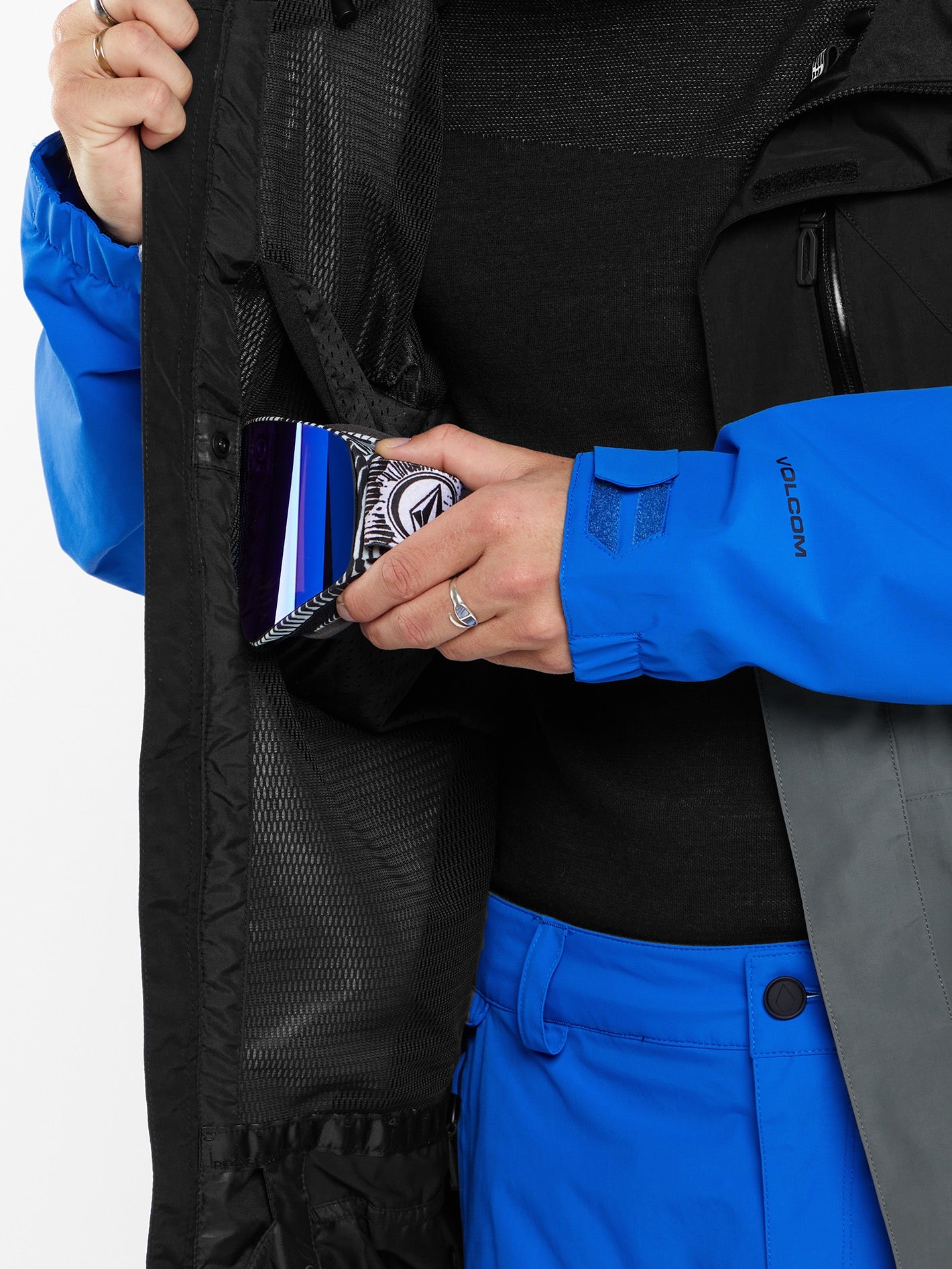 Mens L Insulated Gore-Tex Jacket - Electric Blue – Volcom Canada