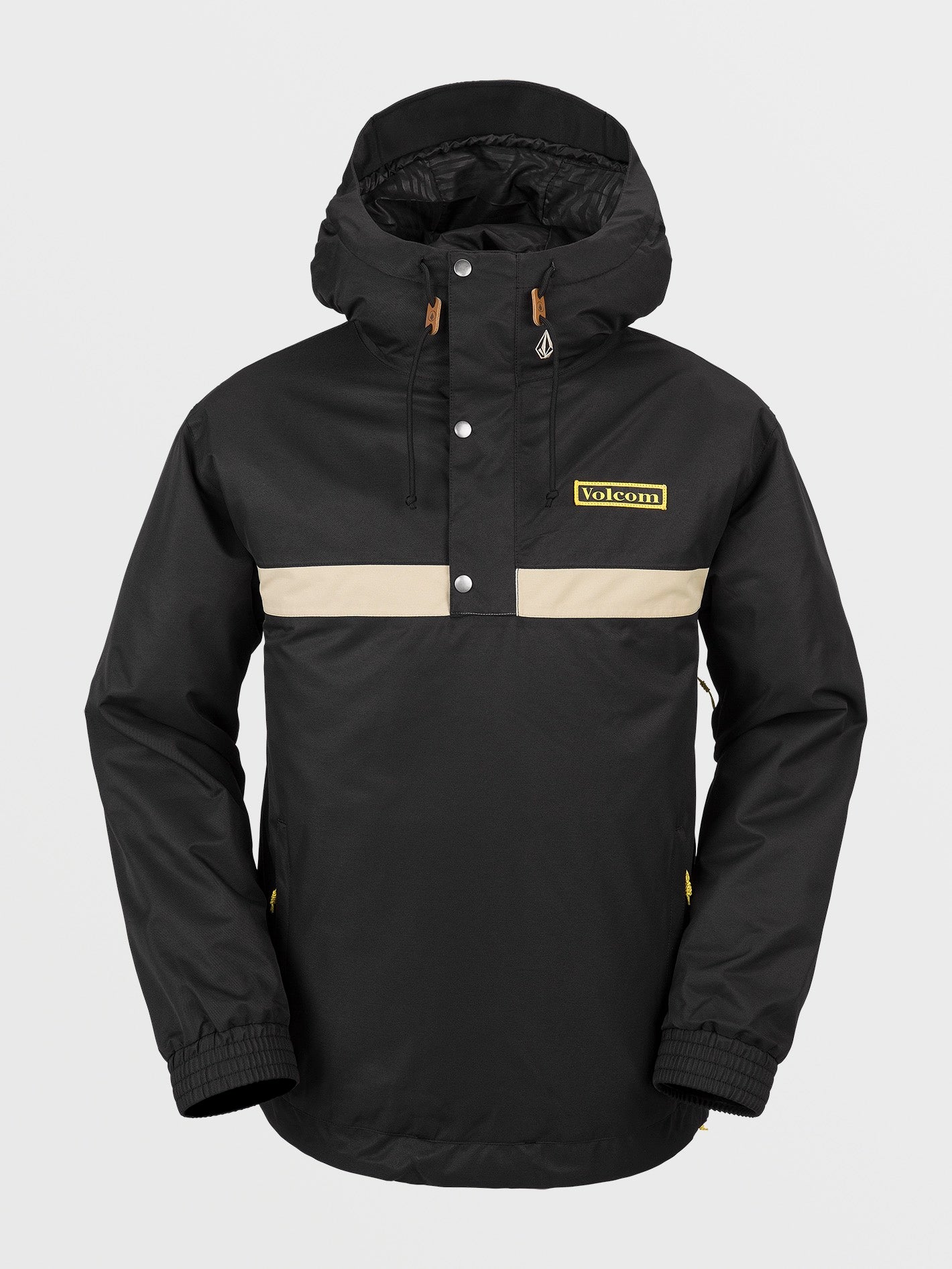 Mens Longo Pullover Jacket - Black – Volcom Canada