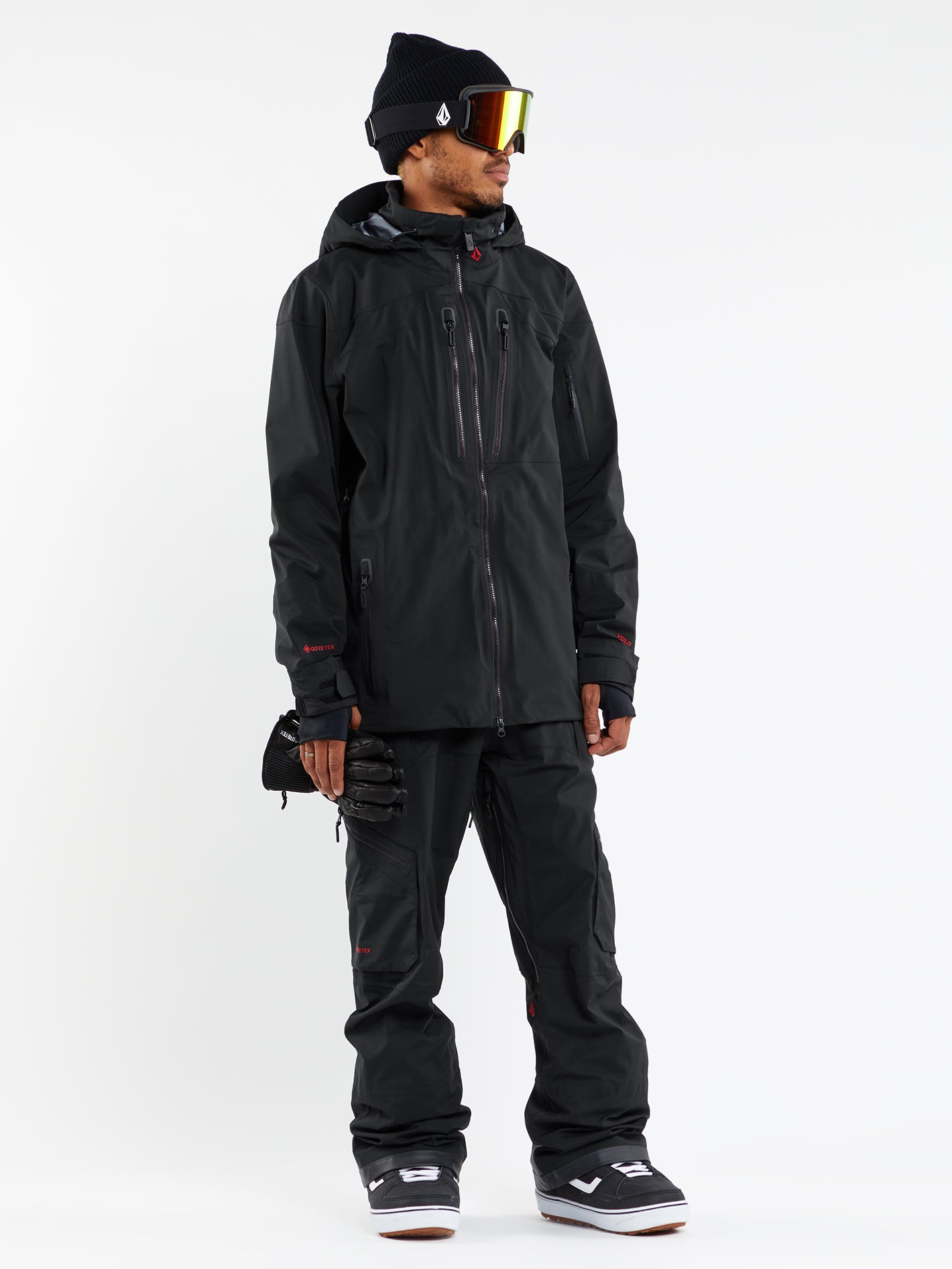 Mens Stone Stretch Gore-Tex Pants - Dark Grey