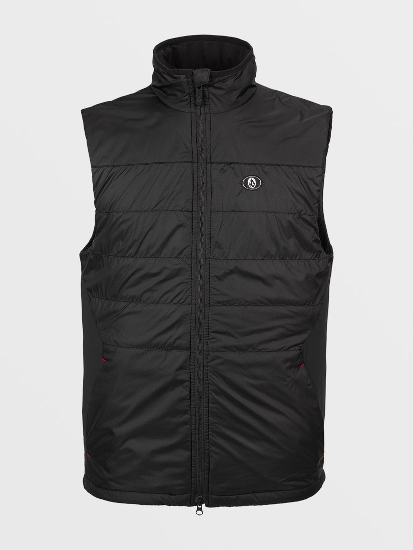 Mens Utility Puff Vest - Black (G1852400_BLK) [F]