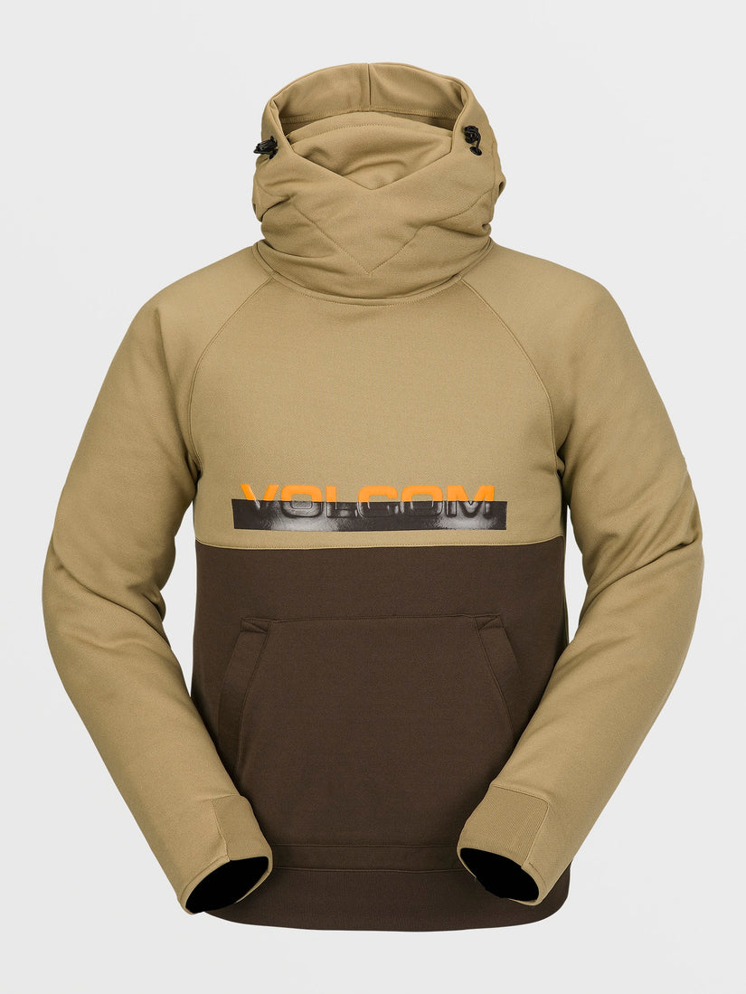 Mens Hydro Riding Hoodie - Dark Khaki (G4152403_DKA) [F]