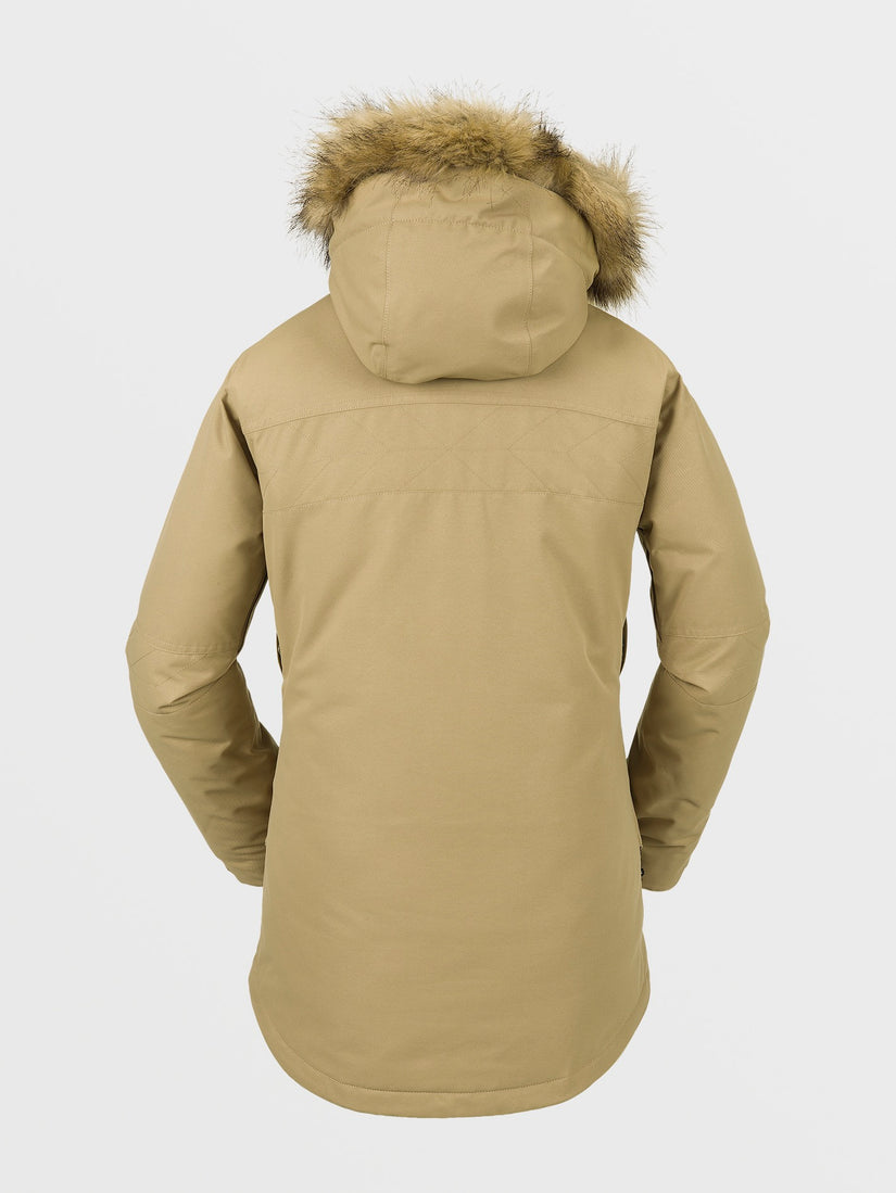 Womens Fawn Insulated Jacket - Dark Khaki (H0452410_DKA) [B]