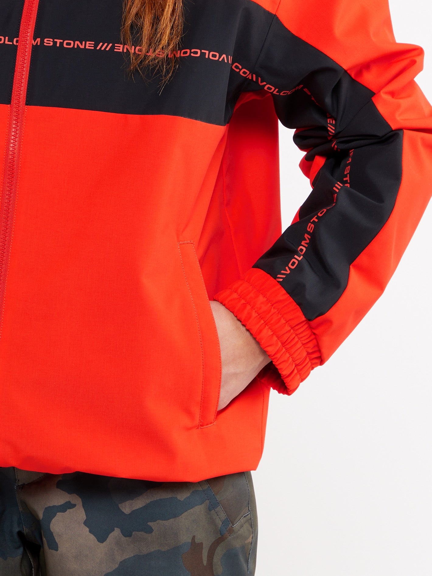 Womens V-Sauce Insulated Jacket - Orange Shock – Volcom Canada