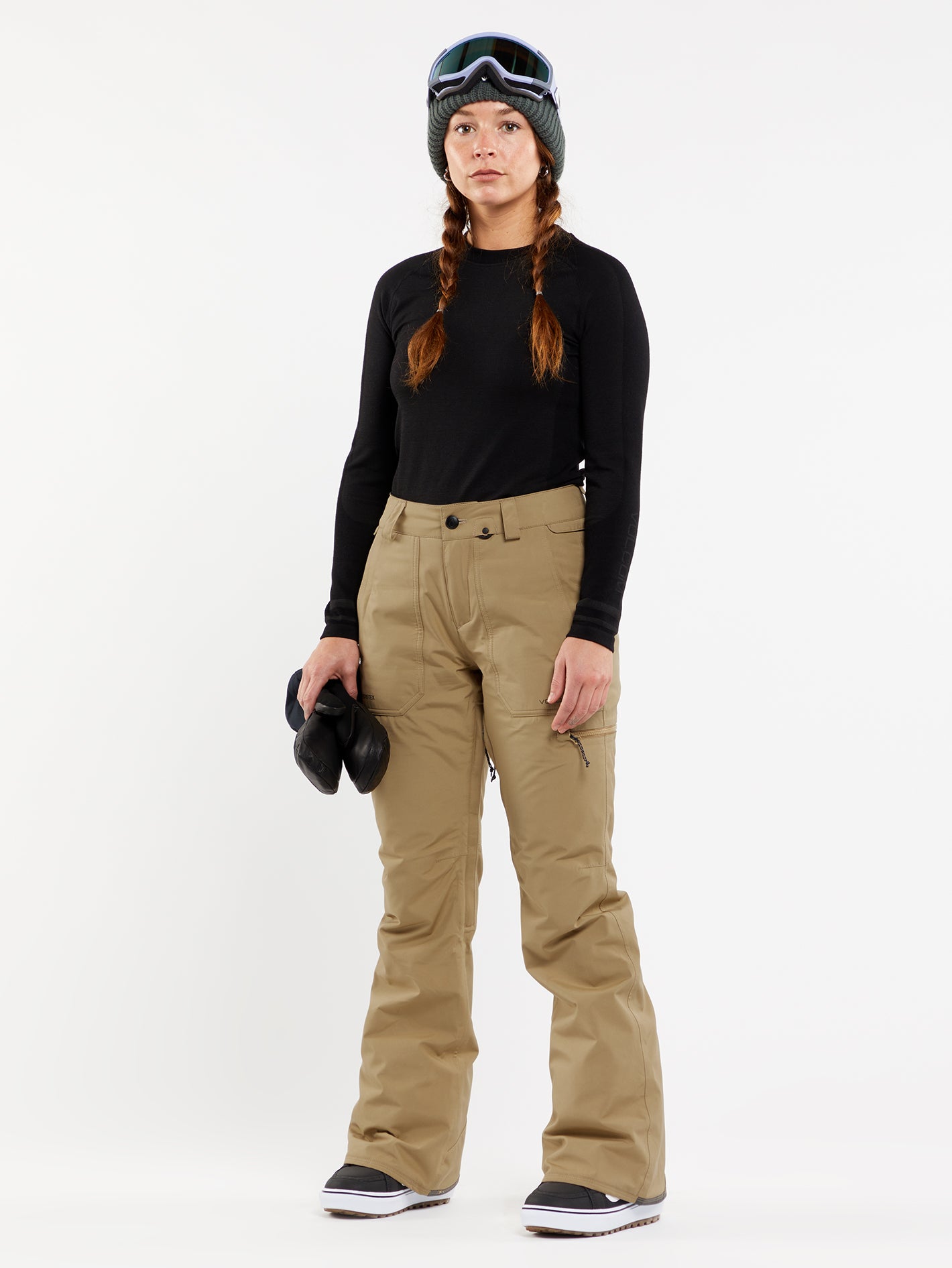 Womens Knox Ins Gore-Tex Pants - Dark Khaki