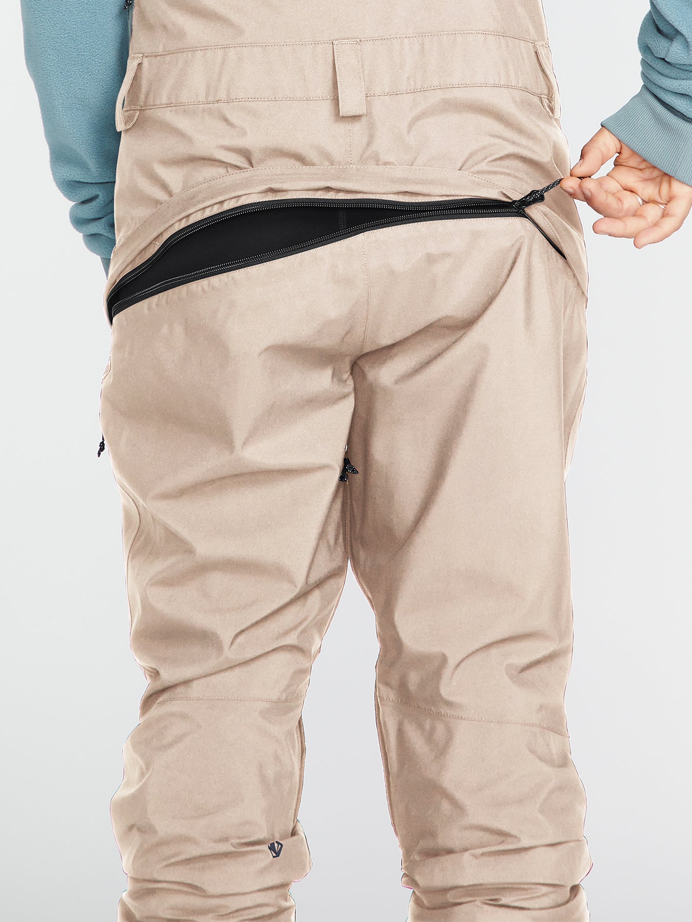 Womens Elm Stretch Gore-Tex Bib Overall - Sand