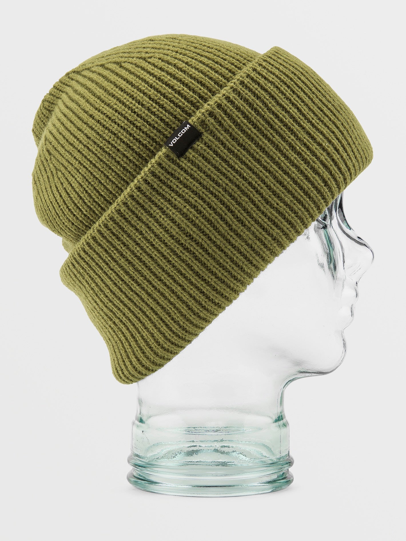 Mens Roller Beanie - Moss