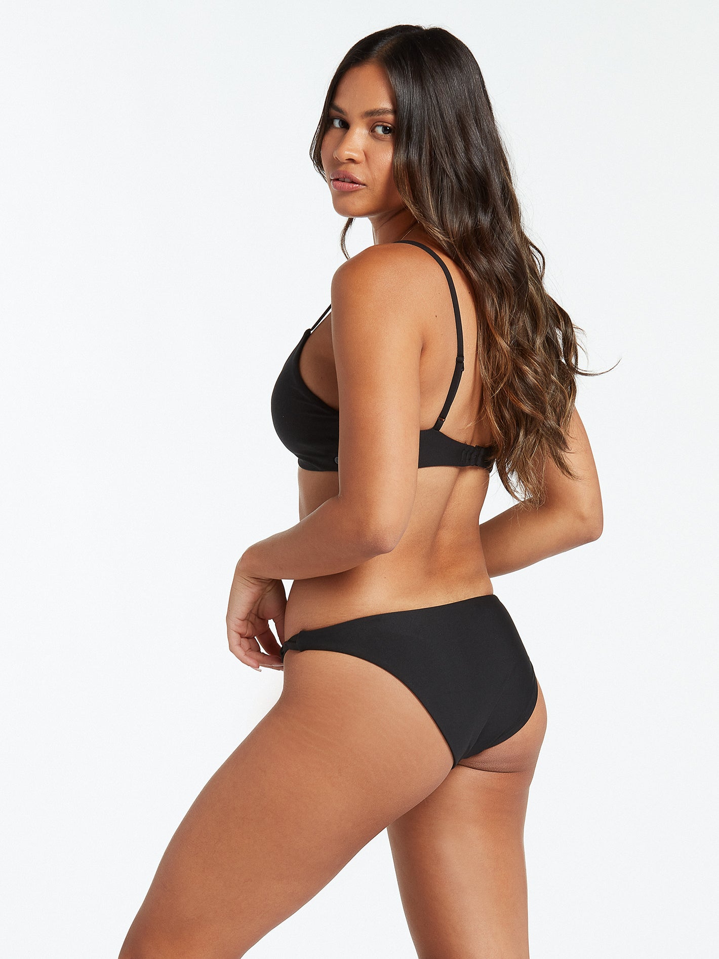 Simply Seamless Hipster Bikini Bottom Black